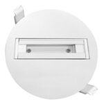 HL Rozetna za šinski reflektor Ø125 bela / 098-001-0001