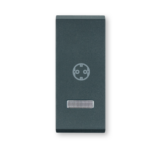 MODE 65426.A Taster za sklopku jednostruki oznakom priključnice i indikacijom