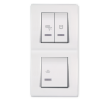 MODE 66912.0 Indikator za kupatilo sa indikacijom za tri nezavisna kruga vertikalni