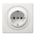 EON E630.00 Priključnica dvopolna sa polikarbonatskim jezgrom 16A BELA