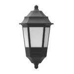 TEB BAHCE CRNA IP44 Baštenska fasadna svetiljka 400.010.120