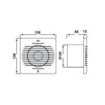 TEB 500.000.100 Aspirator (ventilator) fi 100 12W - Slika 2