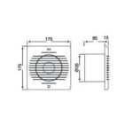 TEB 500.000.120 Aspirator (ventilator) fi 120 15W - Slika 2