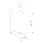 NOWODVORSKI 9517 NICO II Baštenska fasadna svetiljka - Slika 2