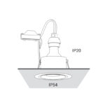 NOWODVORSKI 8366 CHARLIE WHITE IP54 Svetiljka ugradna - Slika 2