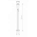 NOWODVORSKI 9563 OTTAWA graphite I Baštenska svetiljka - Slika 3