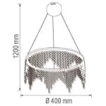 HL ASTORIA-25 luster viseći LED 4000K / 019-040-0025 - Slika 4