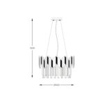 ZumaLine 2200018M ROTTA Luster viseći - Slika 3