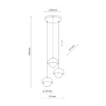 TK 10206 BONO BEIGE 3 Luster viseći - Slika 3