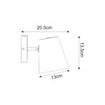 ZumaLine ELTI P22077-1R Zidna (spot) lampa - Slika 2