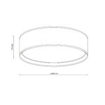 TK 3433 BILBAO BLACK/GOLD 4-600 Plafonska svetiljka (plafonjera) - Slika 4