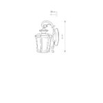 NOWODVORSKI 4692 AMUR I Baštenska fasadna svetiljka - Slika 5