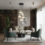 TK 11043 SOPHIA COGNAC 5 Luster viseći - Slika 6