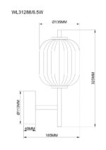 ZumaLine AKARI WL31288/6.5W Zidna svetiljka - Slika 3