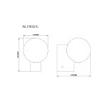 ZumaLine NUA WL31832/1L Zidna svetiljka - Slika 2